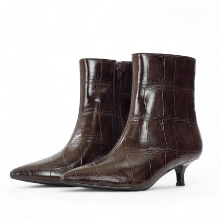 EXÉ - Tronchetto in ecopelle stampata con zip