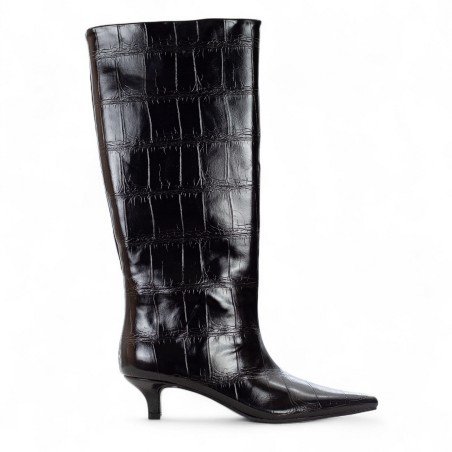 EXÉ - Bedruckter Stiefel aus Kunstleder mit Reißverschluss