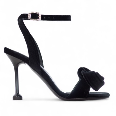 G.P. BOLOGNA - Sandal velvet with bow