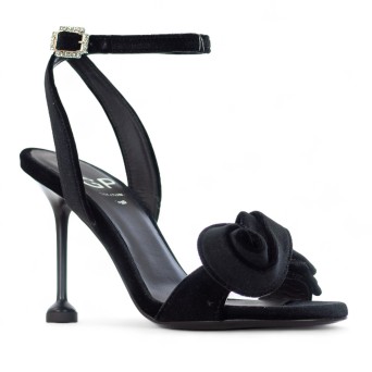 G.P. BOLOGNA - Sandal velvet with bow 2