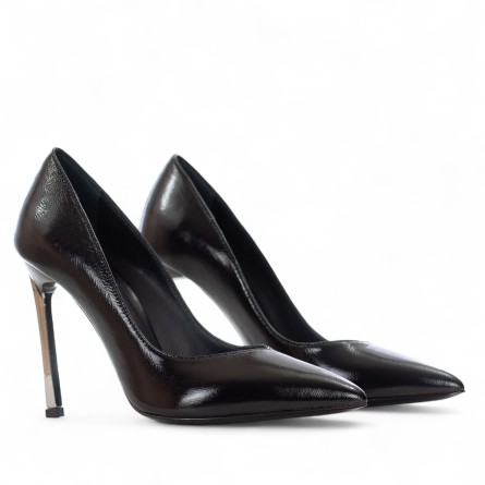 G.P. BOLOGNA - Escarpins en cuir brillant