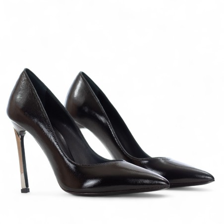 G.P. BOLOGNA - Escarpins en cuir brillant