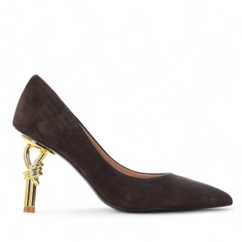 G.P. BOLOGNA - Pump suede leather