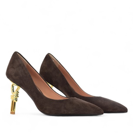 G.P. BOLOGNA - Pump suede leather