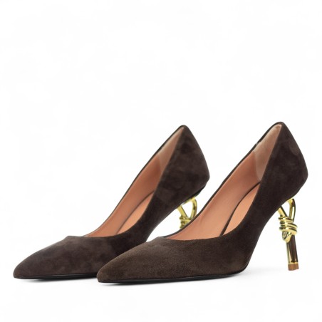 G.P. BOLOGNA - Pump suede leather