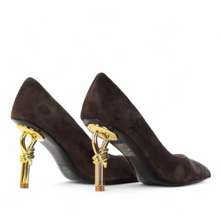 G.P. BOLOGNA - Pump suede leather