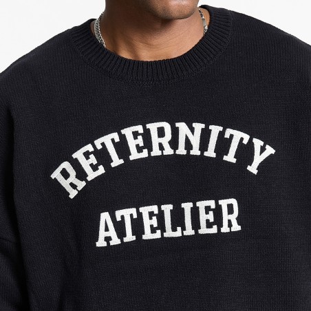RETERNITY - Pull en maille avec logo Événie