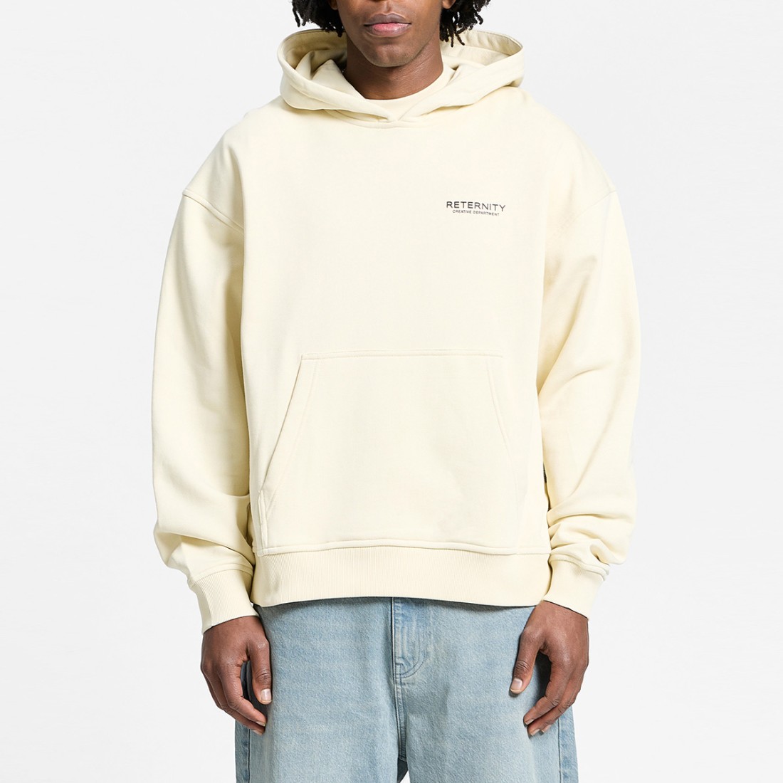 RETERNITY - Felpe Événie Creative Dept Hoodie - Colore: Beige,Taglia: M