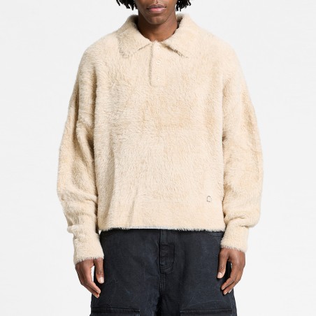 RETERNITY - Polo Événie Tricot fourré réversible Clair