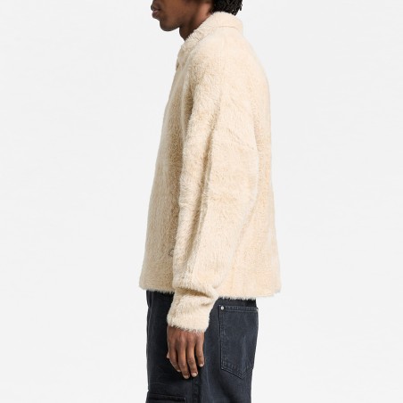 RETERNITY - Polo Événie Reversible Clair Furry Knit
