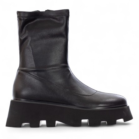 UMA PARKER - Öko-Lederstiefelette mit Reißverschluss UMA PARKER - Öko-Lederstiefelette mit Reißverschluss