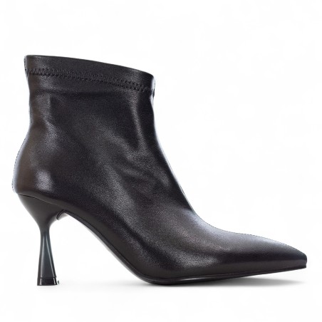 UMA PARKER - Faux leather ankle boot with zipper