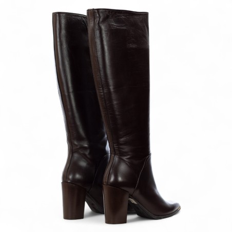 ANCAMY - Bottes longues en cuir