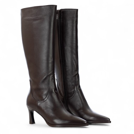 ANCAMY - Bottes longues en cuir