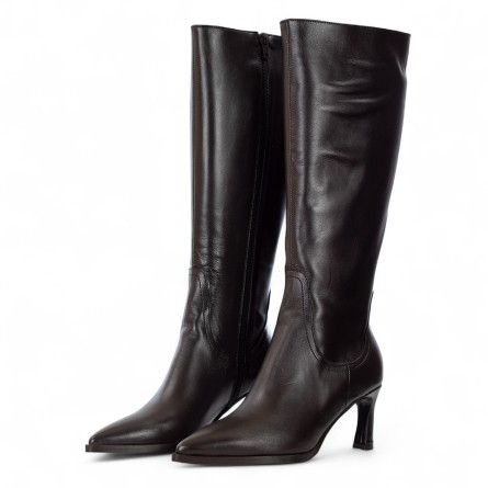 ANCAMY - Bottes longues en cuir