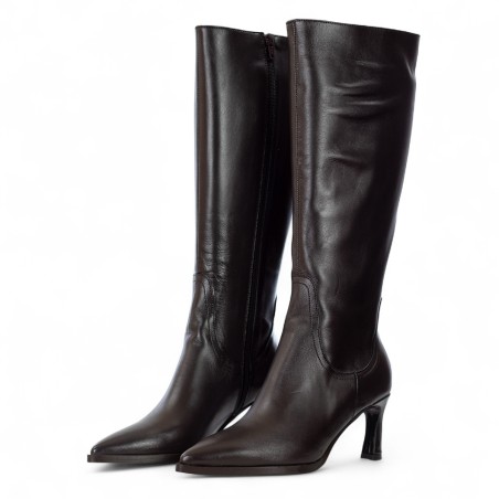 ANCAMY - Long Leather Boot