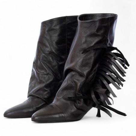 SHADDY - Lederstiefelette