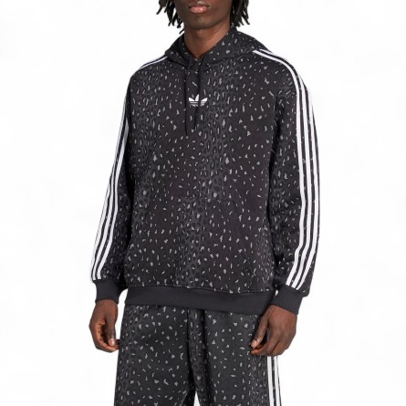 ADIDAS ORIGINALS - Sweat à capuche loose imprimé Leo All Over ADIDAS ORIGINALS - Sweat à capuche loose imprimé Leo All Over