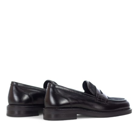 CARMENS PADOVA - Mocassin en cuir et poils de poney