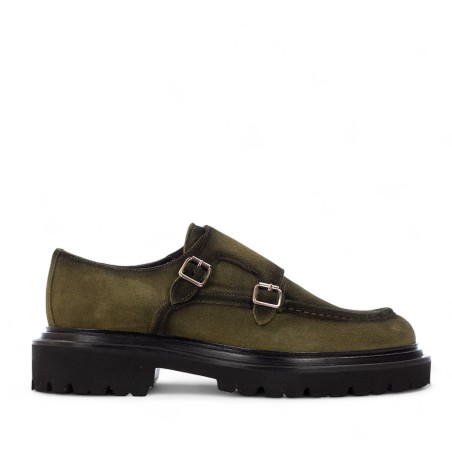 MARECHIARO 1962 - Vintage Wildleder Slipper mit doppelter Schnalle