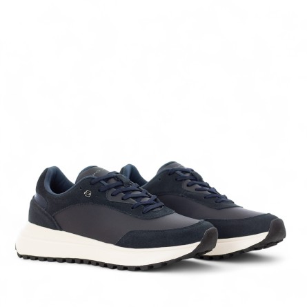 PIQUADRO - Leather Sneakers with Logo PIQUADRO - Leather Sneakers with Logo