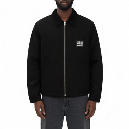 MARKET - Jacke mit Logo-Reißverschluss MARKET - Jacke mit Logo-Reißverschluss