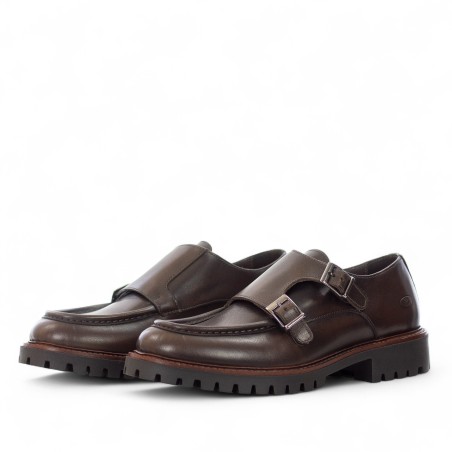 ROGAL'S - Loafer with double buckle