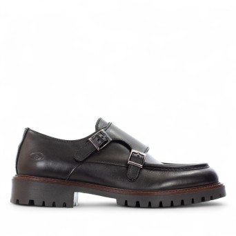 ROGAL'S - Loafer with double buckle