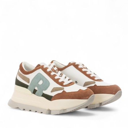 RUCOLINE - Baskets en cuir avec logo RUCOLINE - Baskets en cuir avec logo