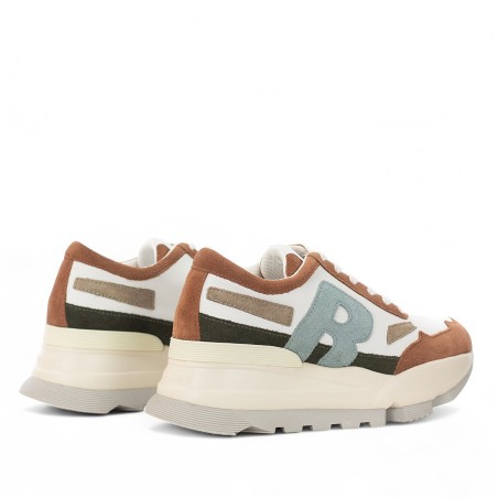 RUCOLINE - Leather Sneakers with Logo