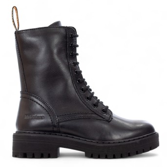 SHOOTERS - Bottines en cuir avec fermeture éclair