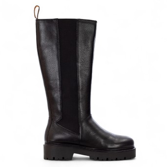SHOOTERS - Leather Boot with Zip