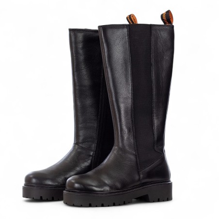 SHOOTERS - Bota de piel con cremallera