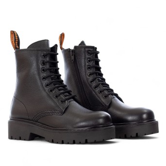 SHOOTERS - Bottines en cuir avec fermeture éclair 2