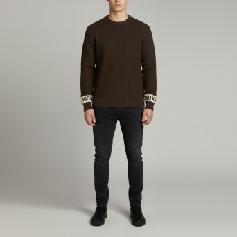 JOHN RICHMOND - Pullover mit Logo-Schriftzug am Ärmel