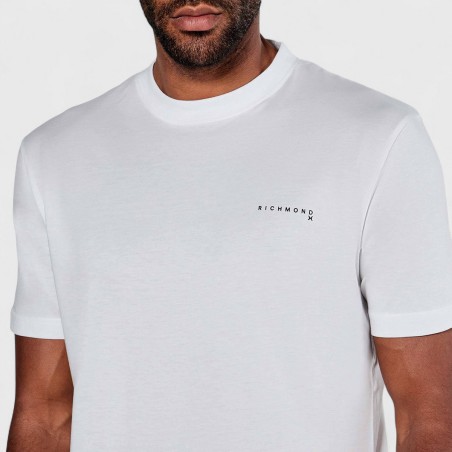 JOHN RICHMOND - T-Shirt t-shirt girocollo in cotone con stampa logo