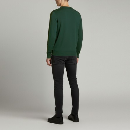 JOHN RICHMOND - Maglia con patch logo e dettaglio strisce