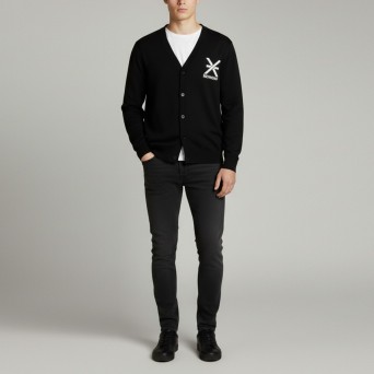 JOHN RICHMOND - Bejena cotton cardigan with logo