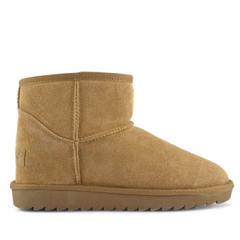 COLORS OF CALIFORNIA - suede ankle boot with logo