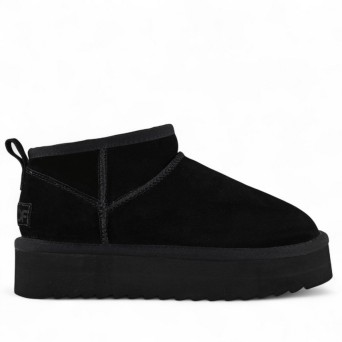 COLORS OF CALIFORNIA - suede ankle boot with logo