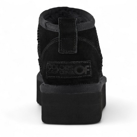 COLORS OF CALIFORNIA - Tronchetto in camoscio con logo