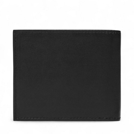 HUGO BOSS - Portefeuille en cuir lisse avec logo