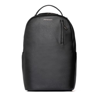 MOMO DESIGN- Faux leather backpack with double zipper