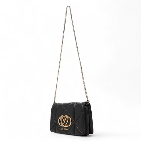 LOVE MOSCHINO - Quilted shoulder bag with monogrammed logo