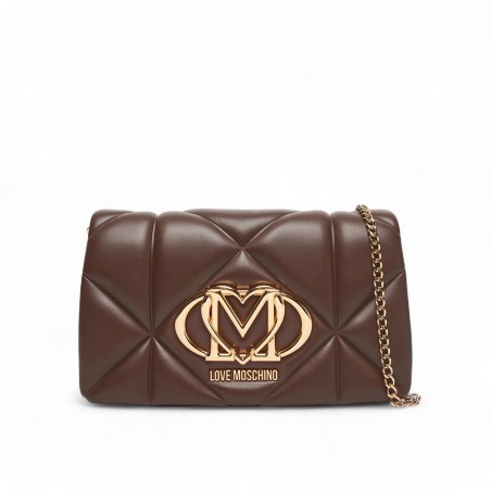 LOVE MOSCHINO - Quilted shoulder bag with monogrammed logo