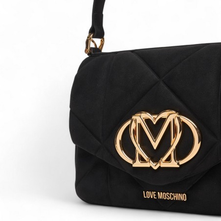 LOVE MOSCHINO - Bolso acolchado con logo monograma
