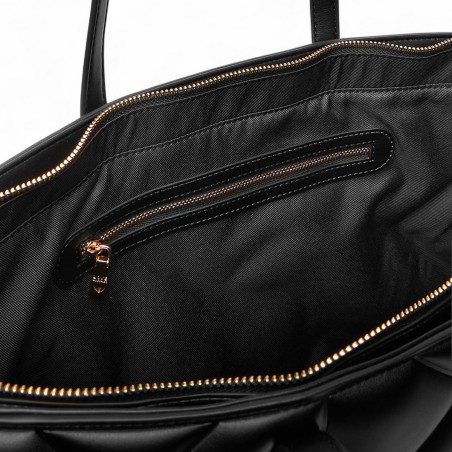 LOVE MOSCHINO - Bolso de mano acolchado con logotipo monograma