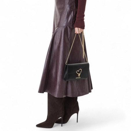 LOVE MOSCHINO - Borsa a tracolla con logo lettering