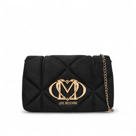 LOVE MOSCHINO - Sac à bandoulière matelassé avec logo monogrammé