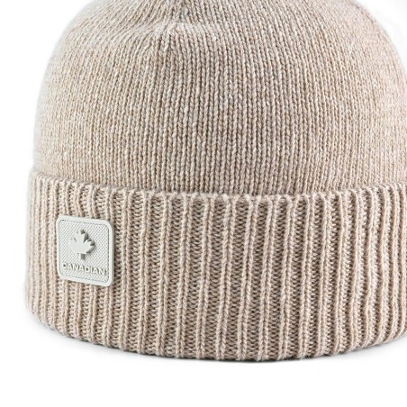 CANADIAN - Beanie-Mütze mit Logo-Aufnäher